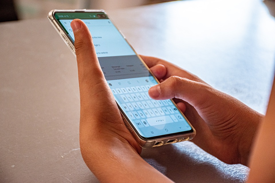 Často píšu sms.